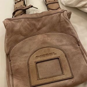 Diesel leather crossbody bag
